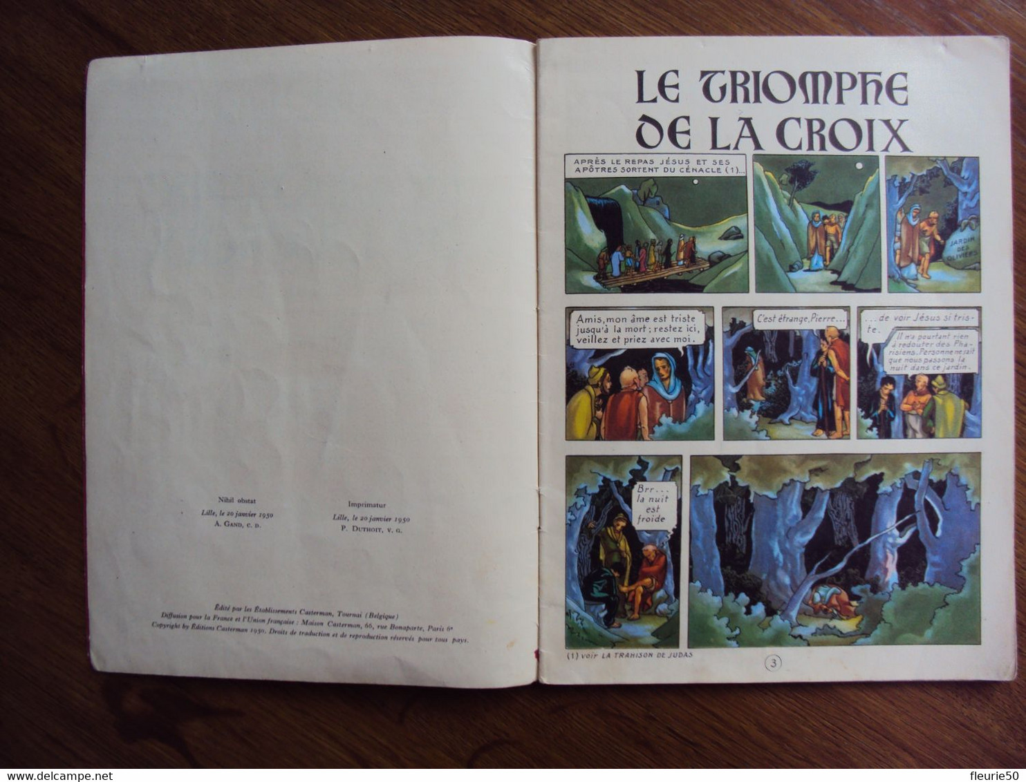 LE TRIOMPHE DE LA CROIX - Quatrième album de La Bonne Nouvelle (Pilamm). Lille, le 20 janvier 1950.