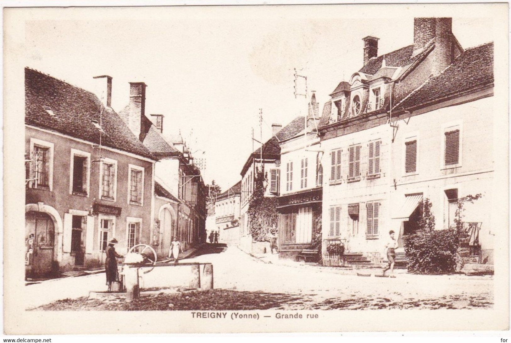 Yonne : TREIGNY : Grande Rue : - Treigny