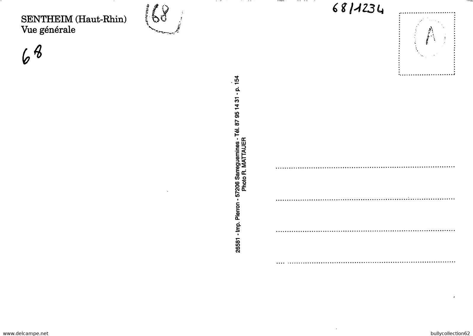 CPSM SENTHEIM  68/1234 - Autres & Non Classés