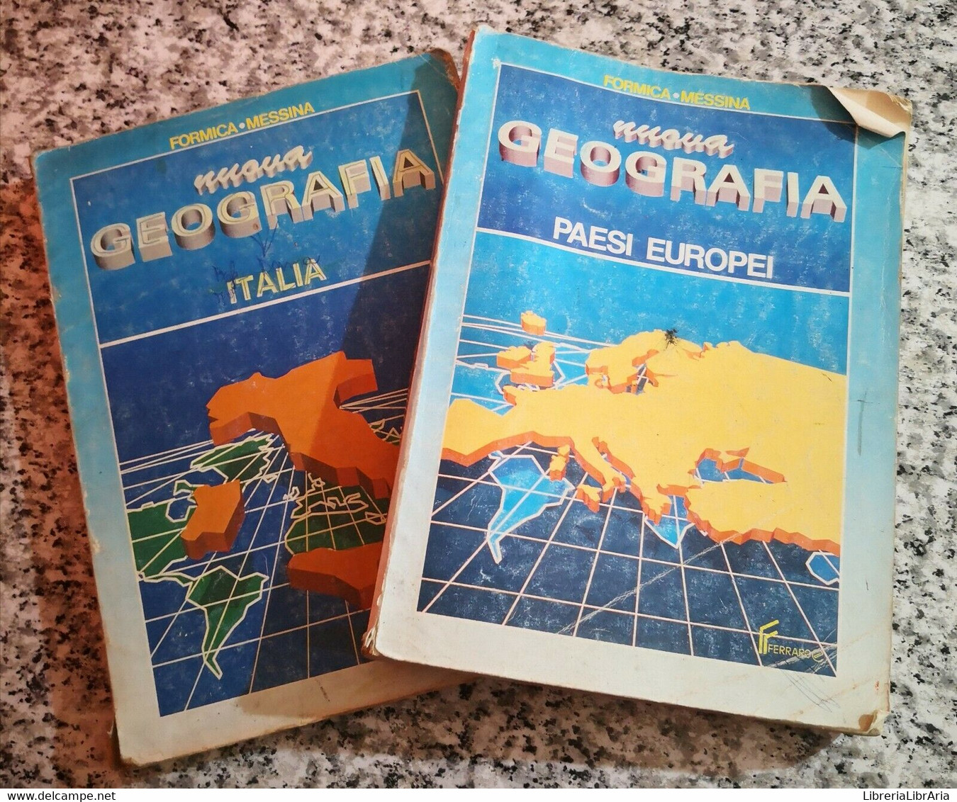 Nuova Geografia Vol 1 Italia, Vol 2 Paesi Europei Di C.formica S.messina, 1992-F - Histoire, Philosophie Et Géographie