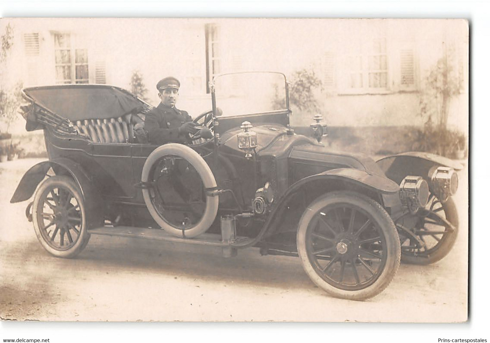 CPA Carte Photo Un Taxi - Taxis & Cabs