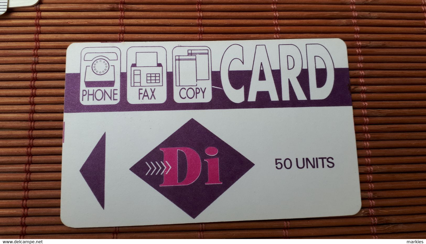 Di Card Copy Phone -Fax-Copy 50 Units Rare - Andere & Zonder Classificatie