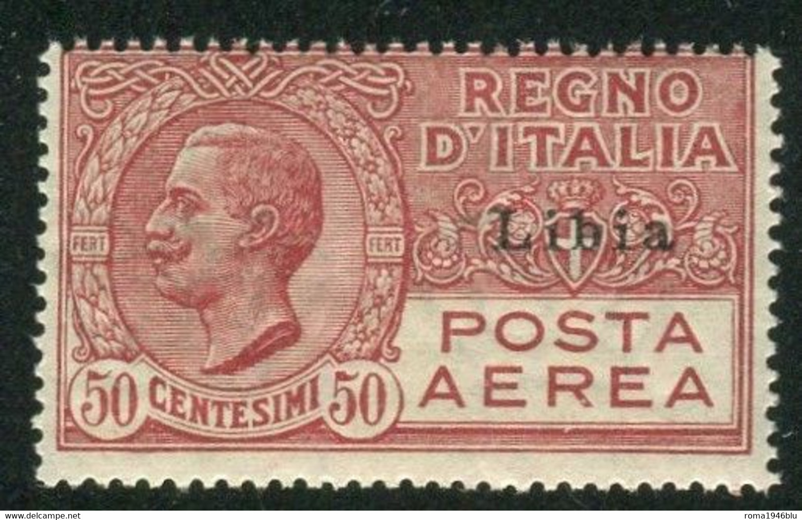 LIBIA 1928 POSTA AEREA 50 C.* MNH - Libya