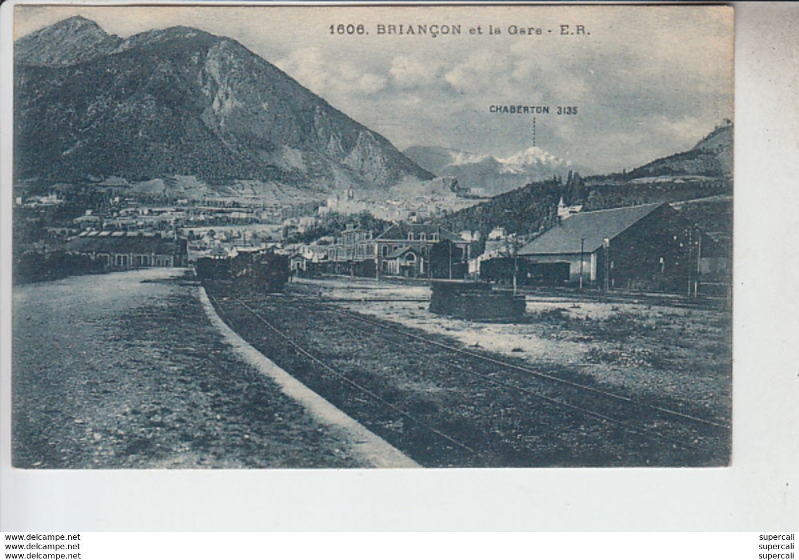 RT30.297   BRIANCON  ET LA GARE. HAUTES ALPES. E.R. - Briancon