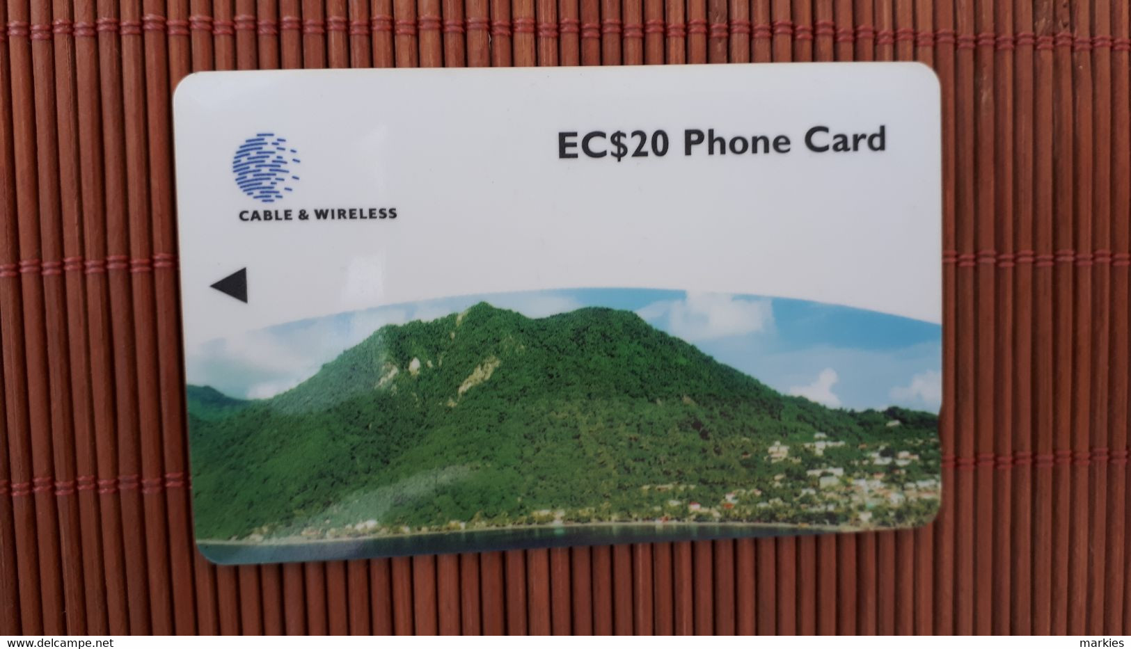 Dominica EC 20 $ Number  280CDMB Phonecard  Used Rare - Dominique