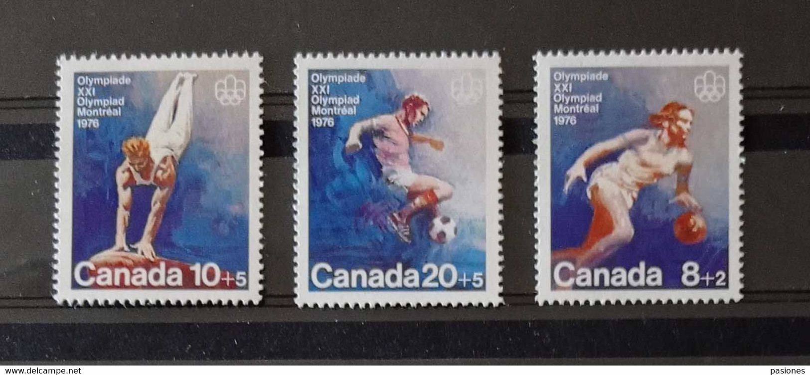 Canada Lotto Di 8 Serie Complete + Quartina Olimpiadi Di Montreal 1976 - Commemorative Covers