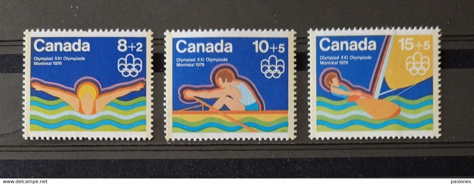 Canada Lotto di 8 serie complete + quartina Olimpiadi di Montreal 1976