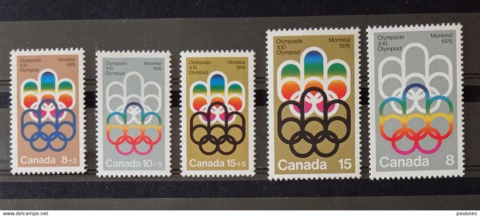Canada Lotto di 8 serie complete + quartina Olimpiadi di Montreal 1976