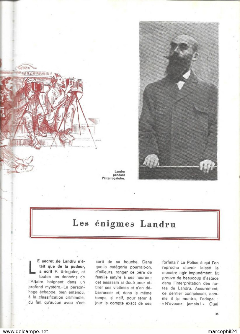 Publicité Pharma Revue AESCULAPE + Numéro Spécial Consacré à Henri-Désiré LANDRU - Medicina & Salute