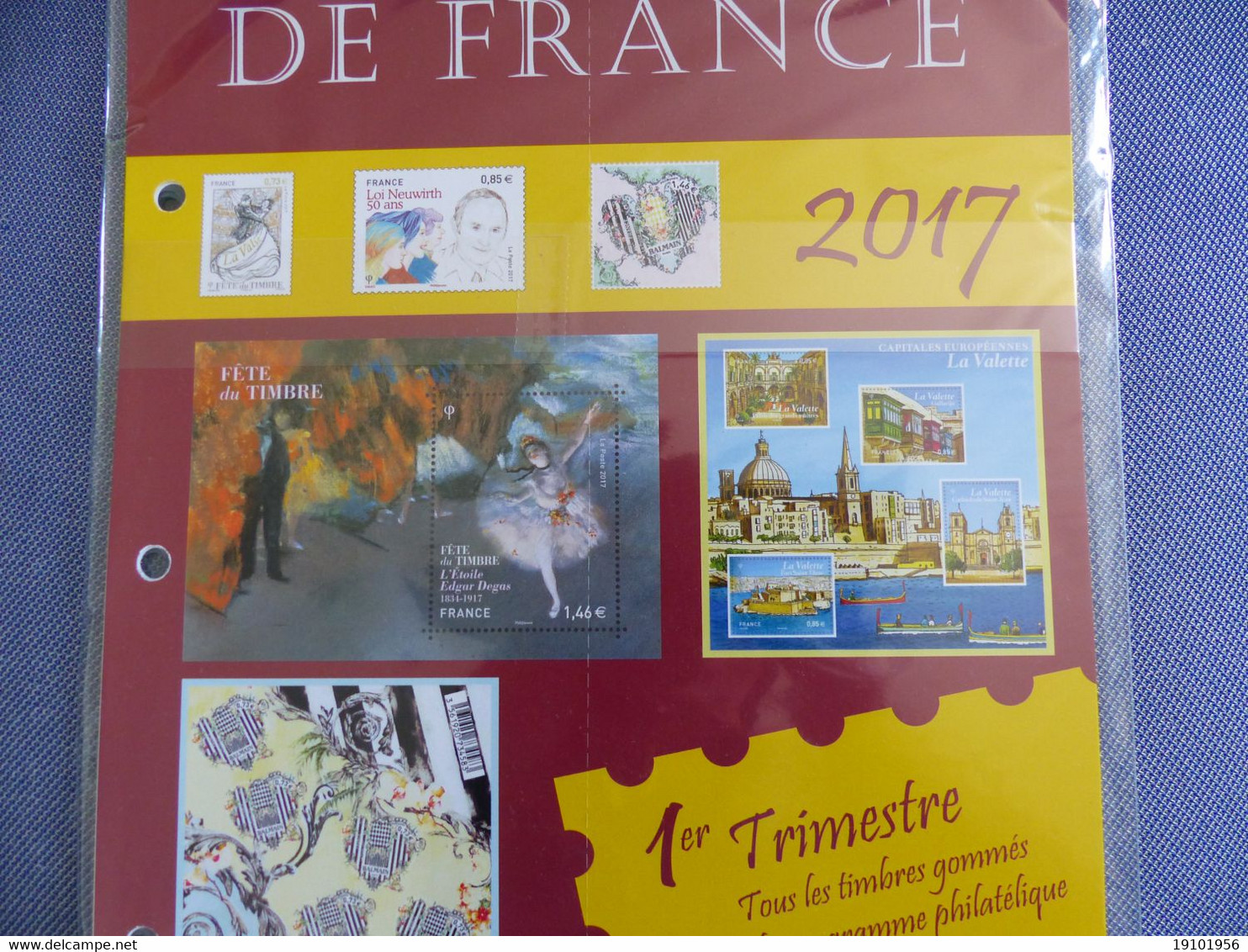 Collection De France 2017 /   Trimestre  1  Sous Blister - 2010-2019