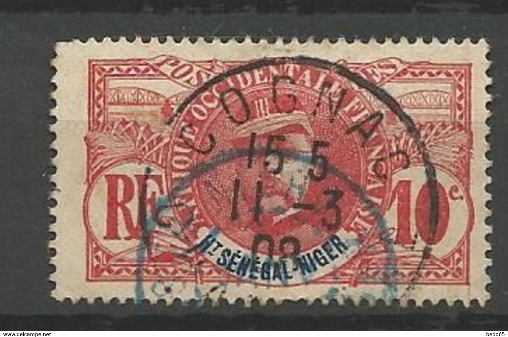 HAUT-SENEGAL ET NIGER N° 5 CACHET COGNAC - Used Stamps