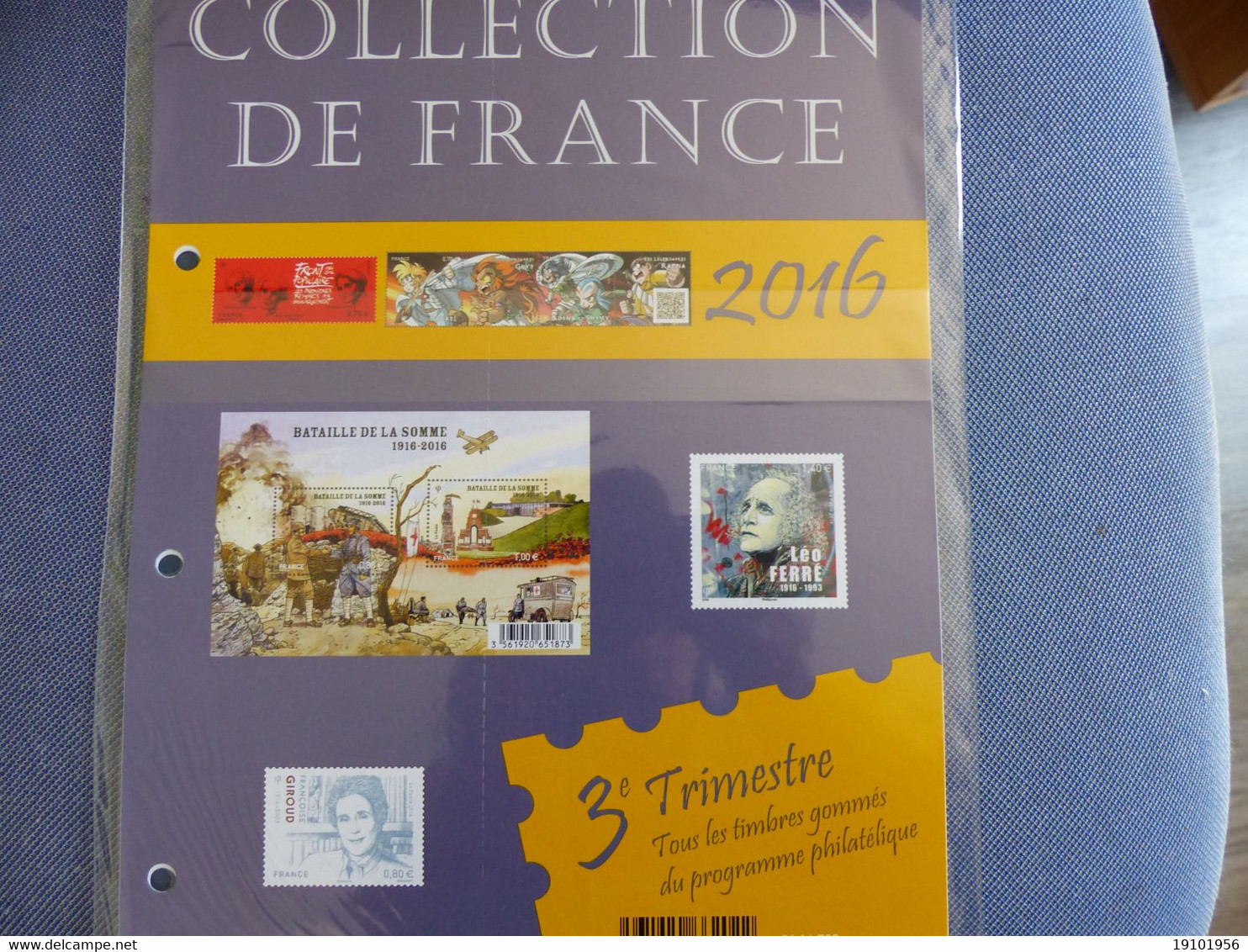 Collection De France 2016 /   Trimestre  3  Sous Blister - 2010-2019