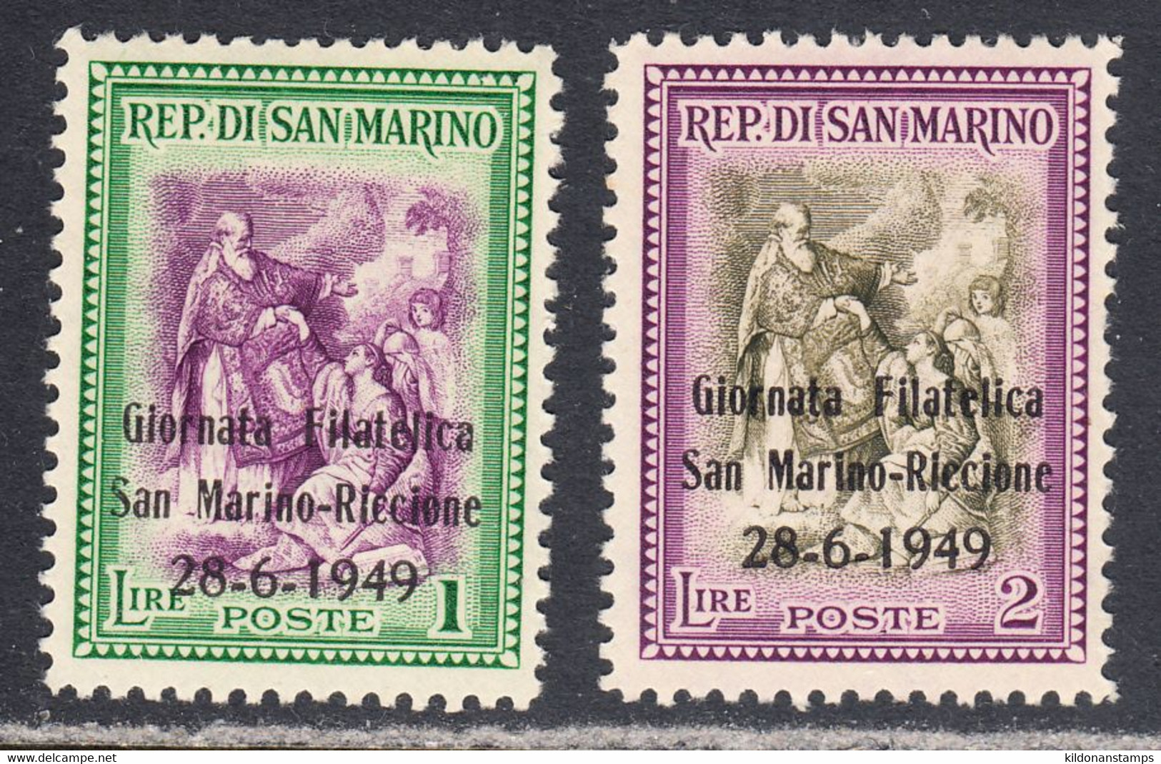 San Marino 1949 Mint No Hinge, Sc# ,SG - Unused Stamps