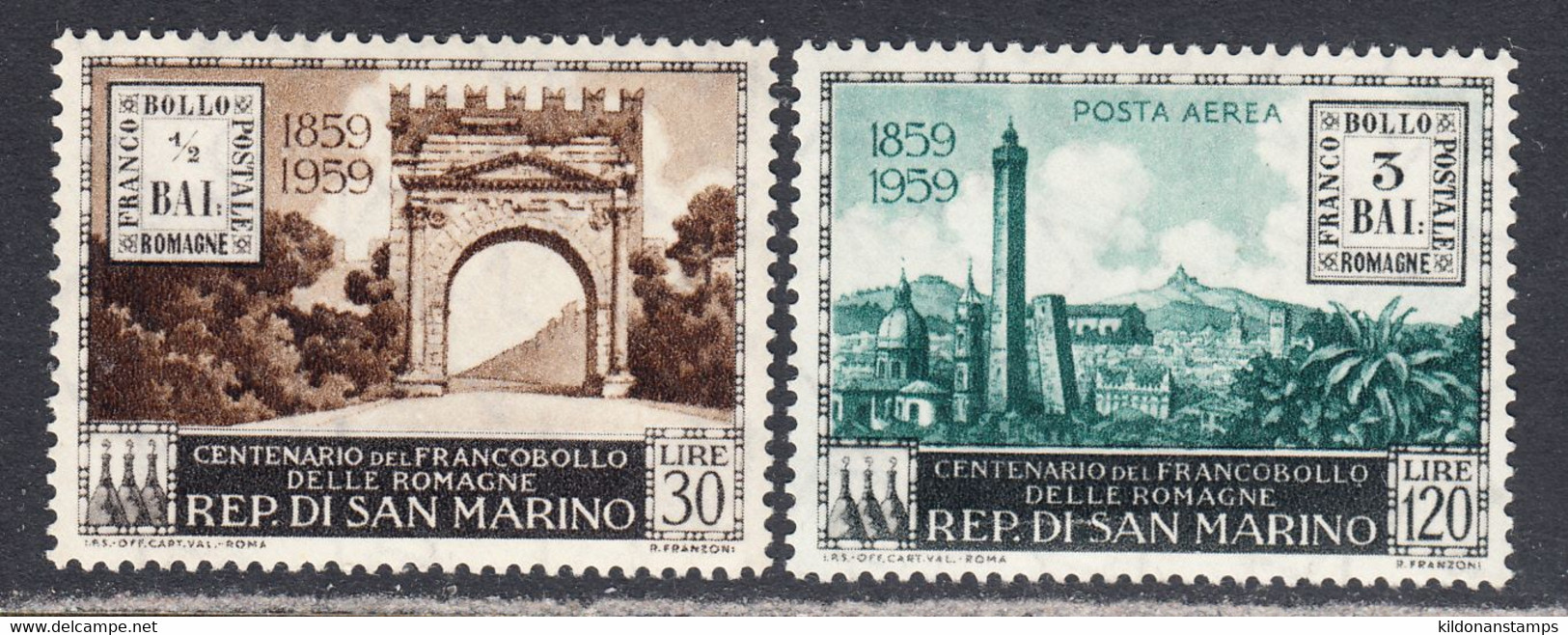 San Marino 1959 Mint No Hinge, Sc# 437,C109, SG - Neufs