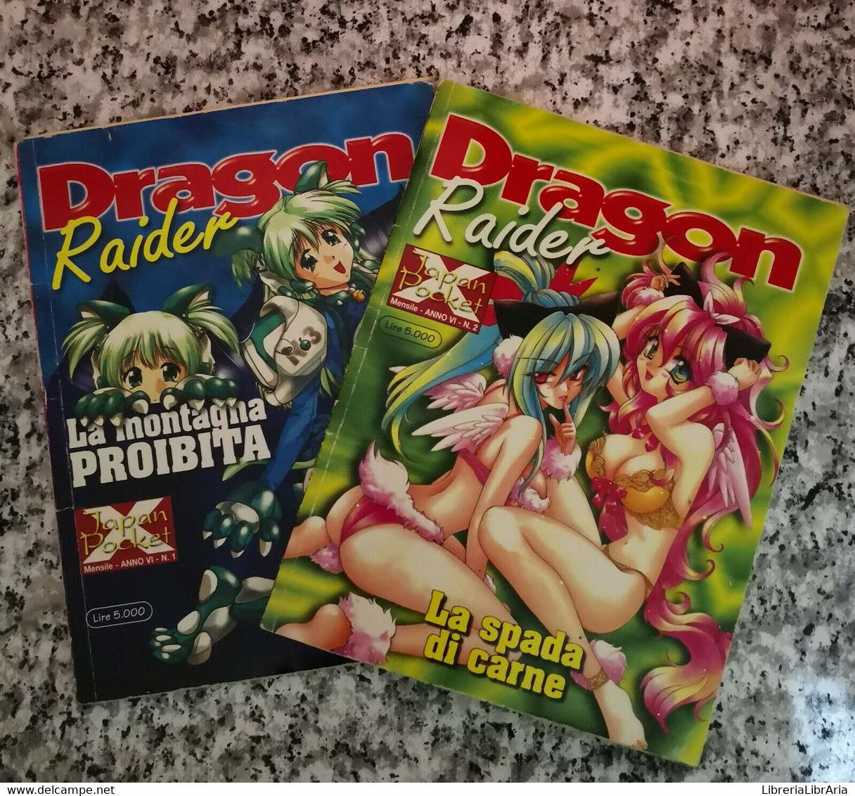 La Spada Di Carne & La Montagna Proibita	 Di Dragon Raider,  1997, Japan Pock-F - Manga