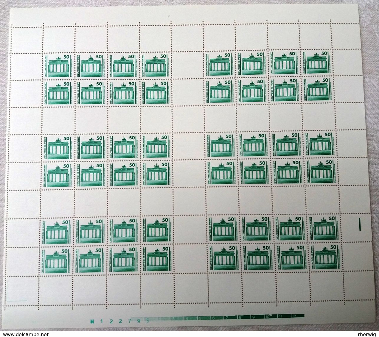 DDR, 1990, MHB 20 Und 21**, 2 Komplette Ungefaltete Markenheftchenbögen Mit Je 6 Heftchenblättern, 48x Nr. 3345 Und 3346 - Unused Stamps