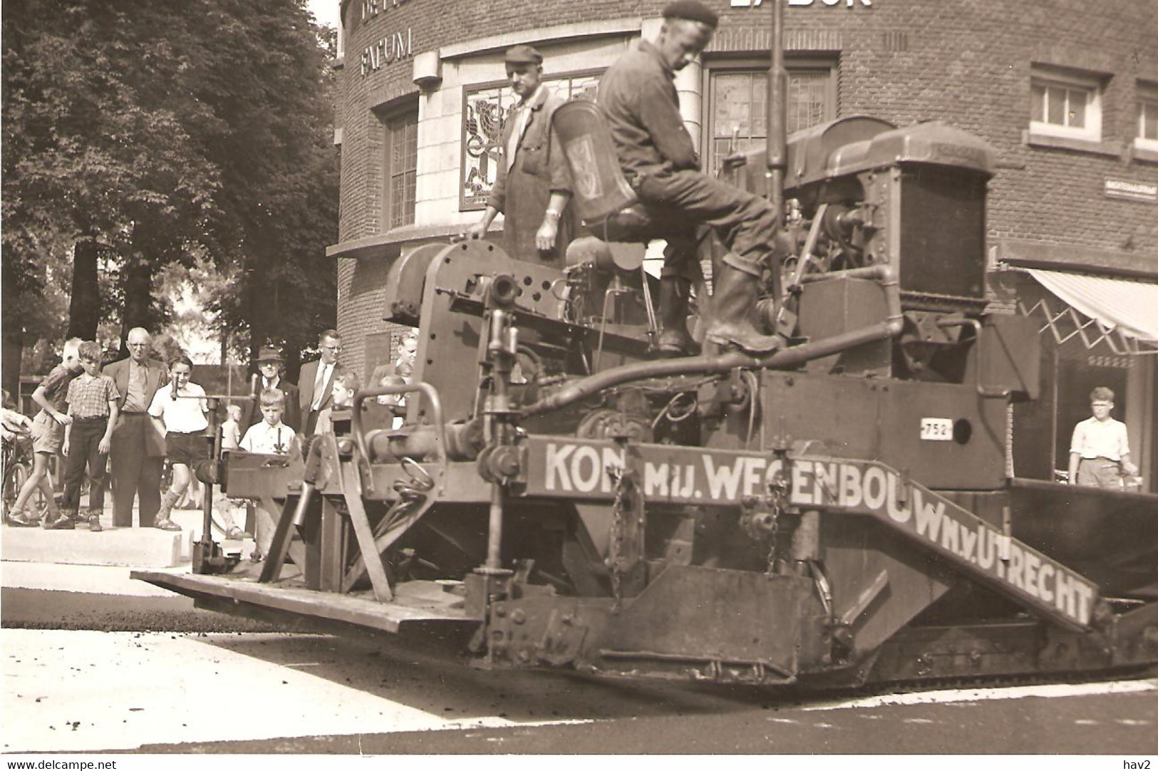 Utrecht Foto Asfalt Nachtegaalstr Wegenbouw KE3753 - Utrecht