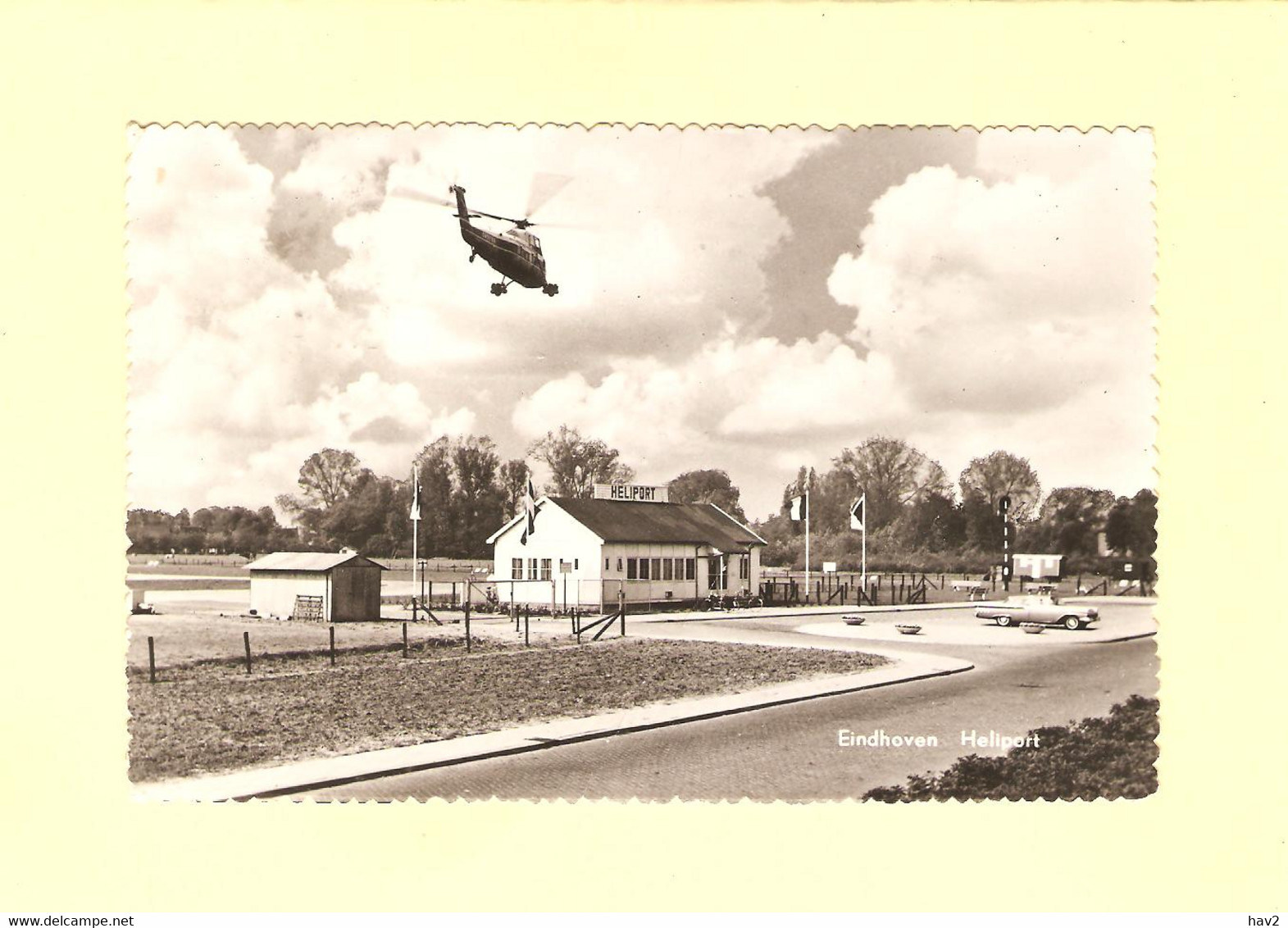 Eindhoven Heliport Helicopter In Lucht RY46567 - Eindhoven