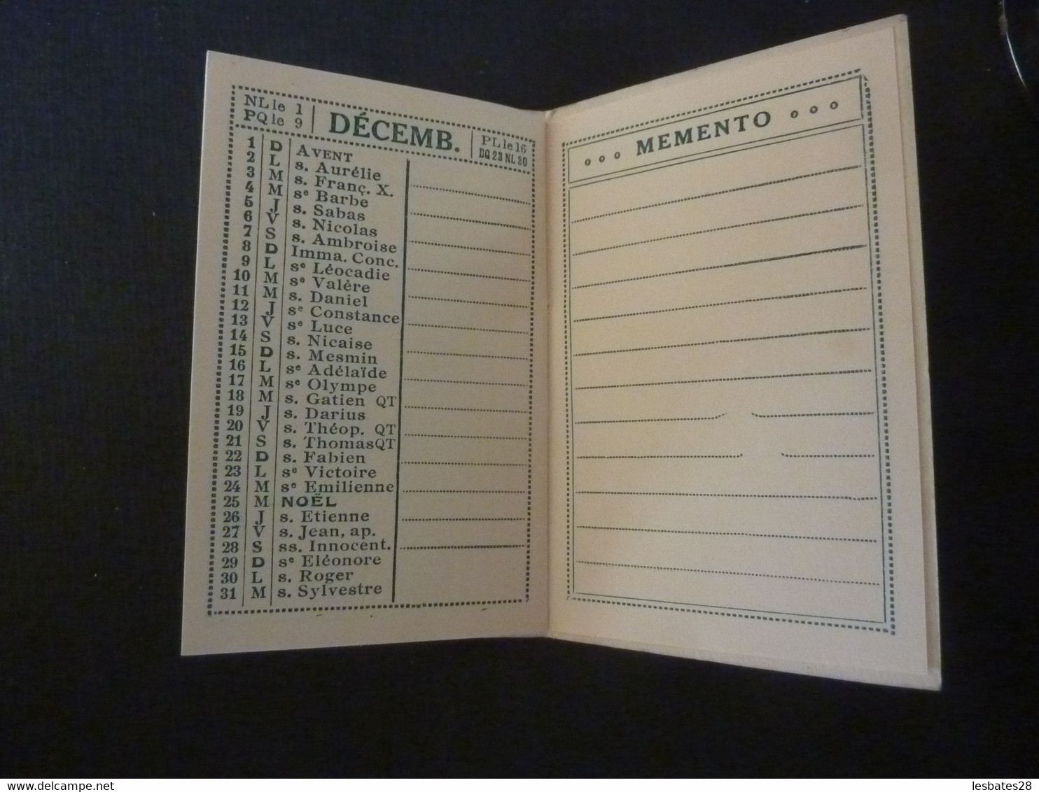 Calendrier De Poche Petit Almanach Pour 1929 -MEMENTO L'Echo Des Sports Quotidien Paris    (Septembre 2021 Calendr) - Kleinformat : 1921-40