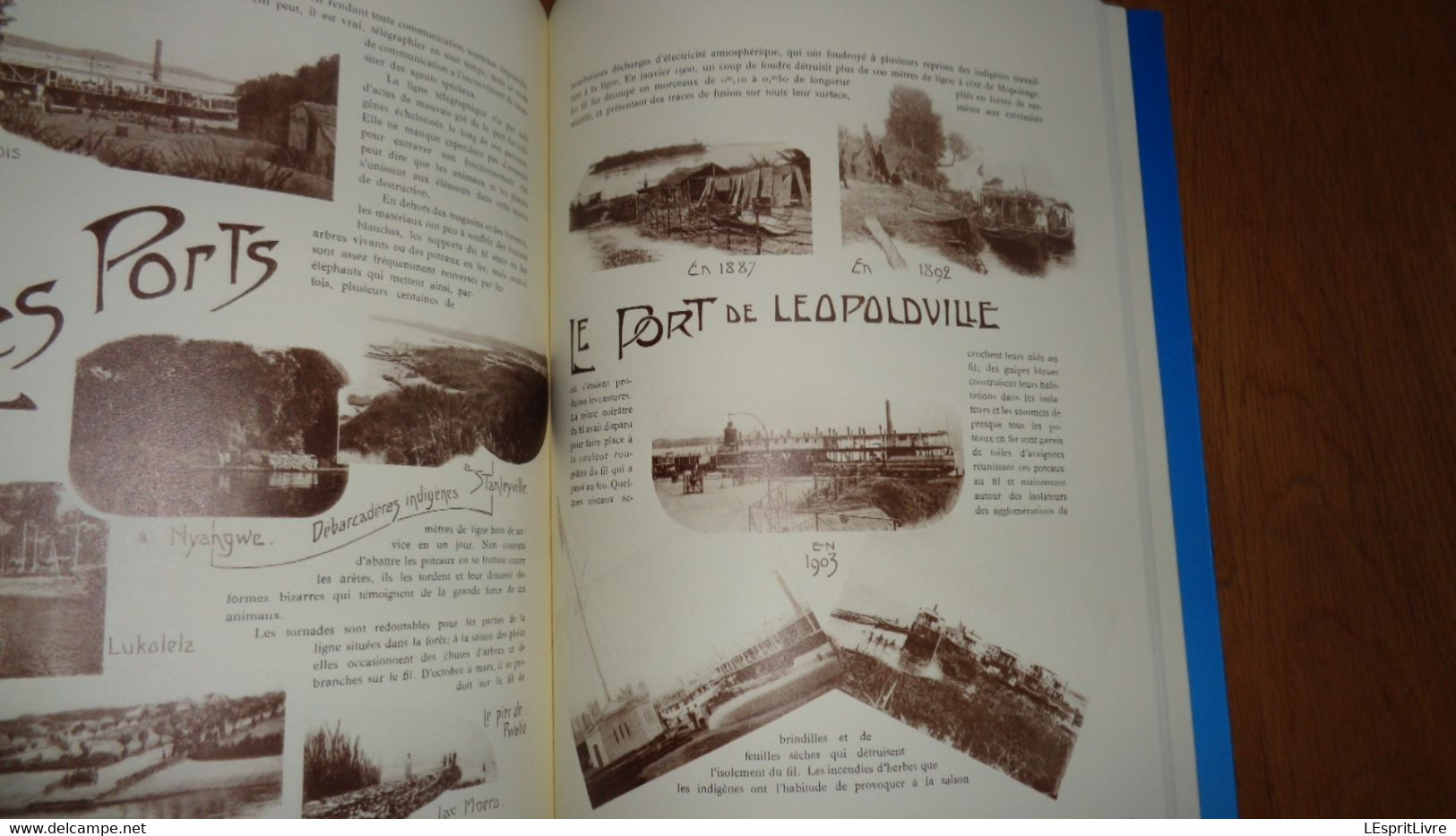 NAISSANCE DU CONGO BELGE 1500 Photos d'Epoque sur le Pays et de ses Habitants 1903 1904 Colonie Afrique Jésuite Port