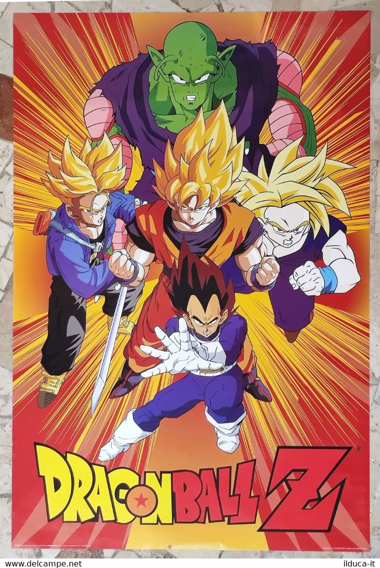 Posters - 00669 Poster - DRAGONBALL Z - Goku, Vegeta, Gohan, Piccolo,Trunks  - 93 x 62 cm