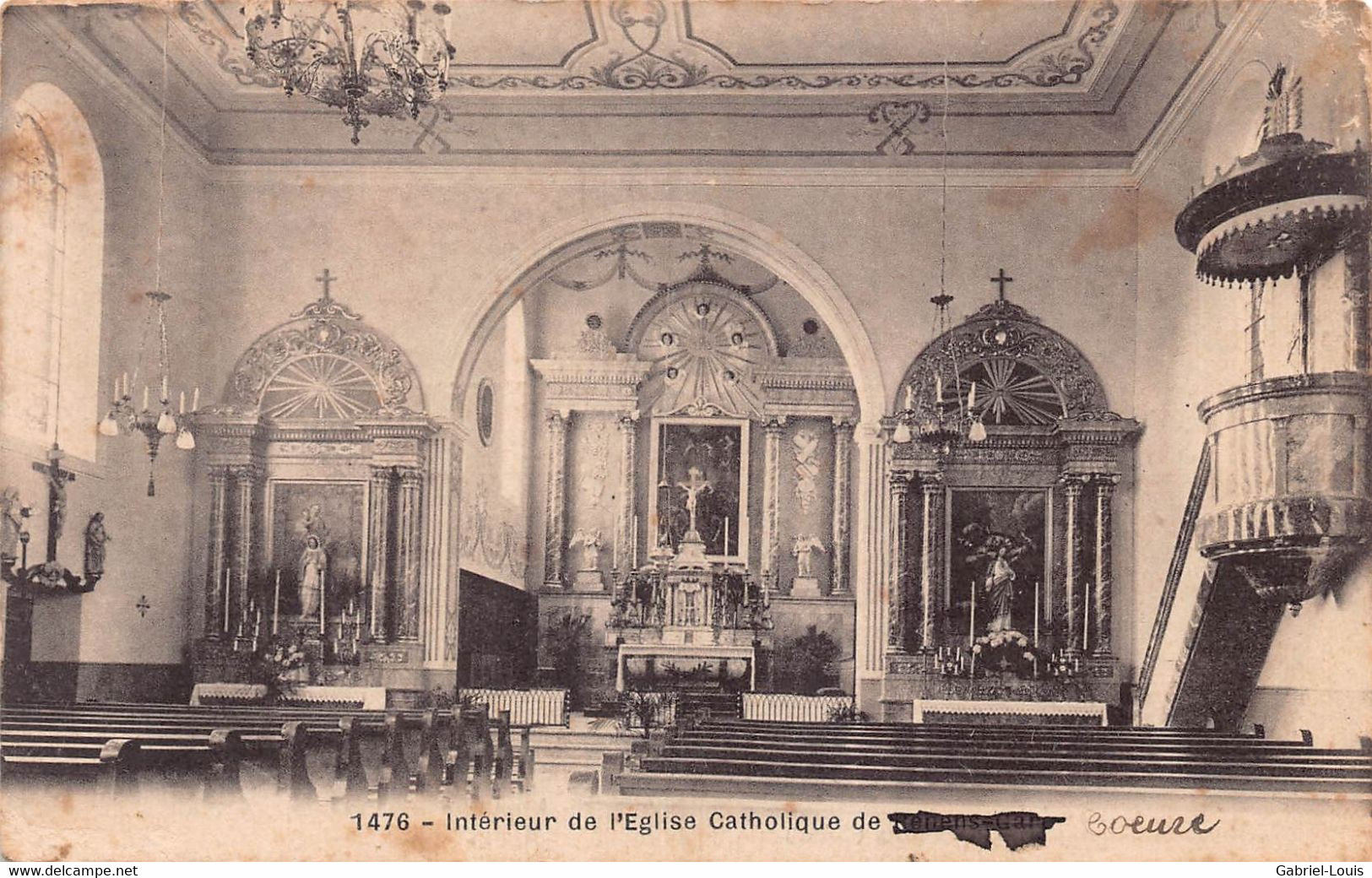 Intérieur De L'église Catholique De Renens Gare - Renens