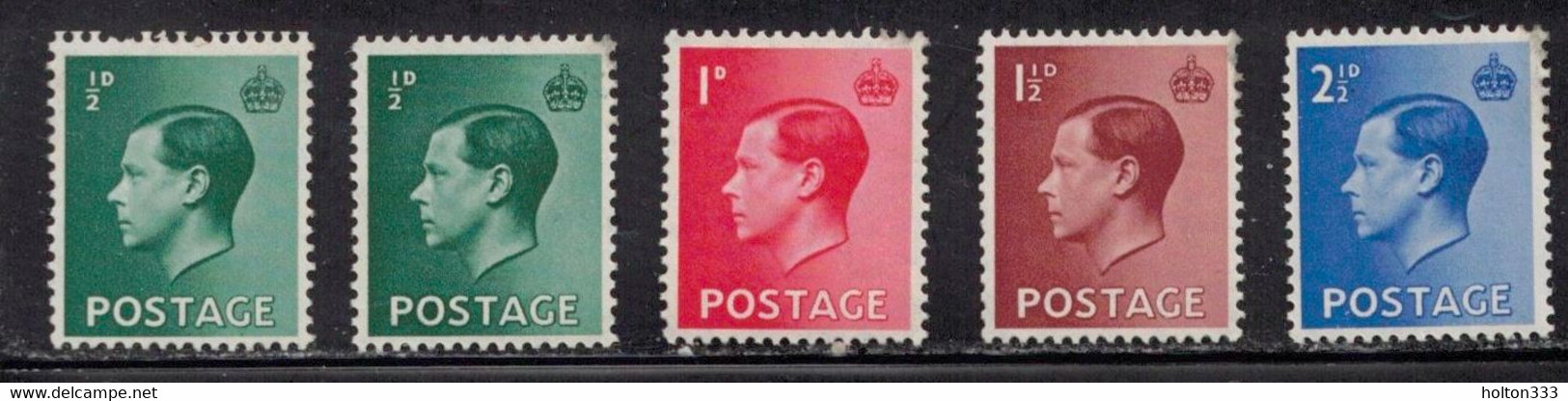 GREAT BRITAIN Scott # 230-3 MH - KEVIII - Nuevos