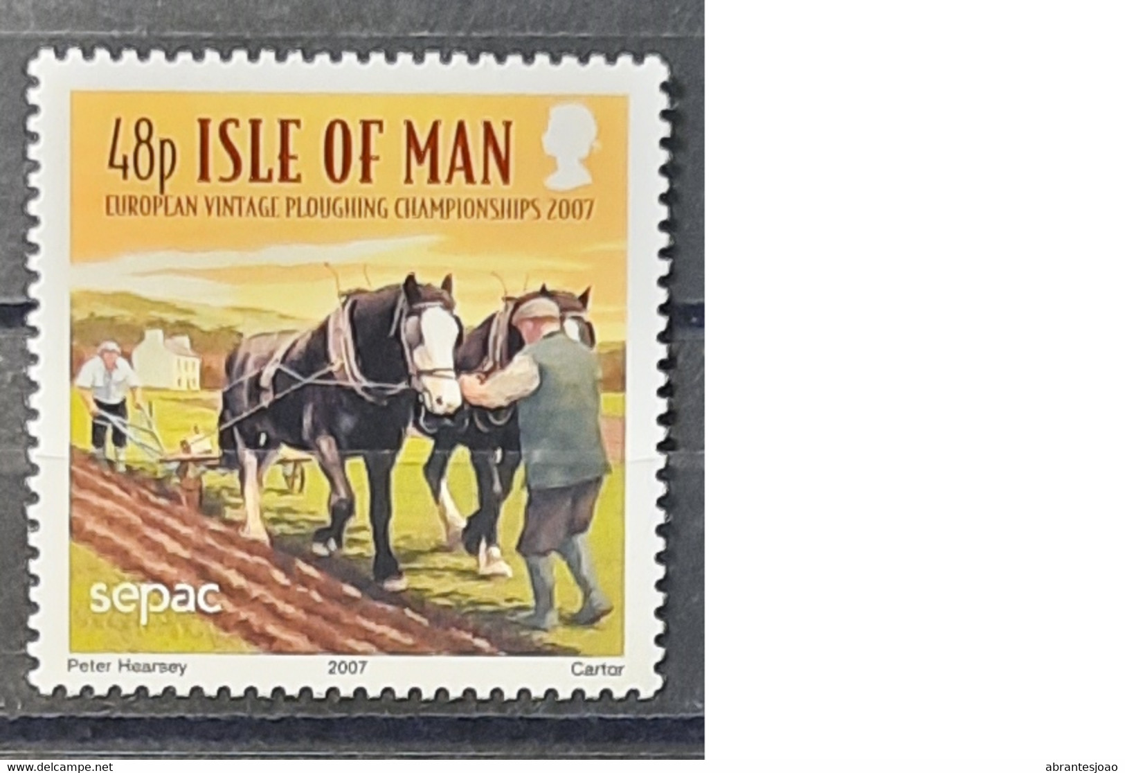 2007- Isle Of Man - MNH As Scan - SEPAC Landscapes - 1 Stamp - Isle Of Man