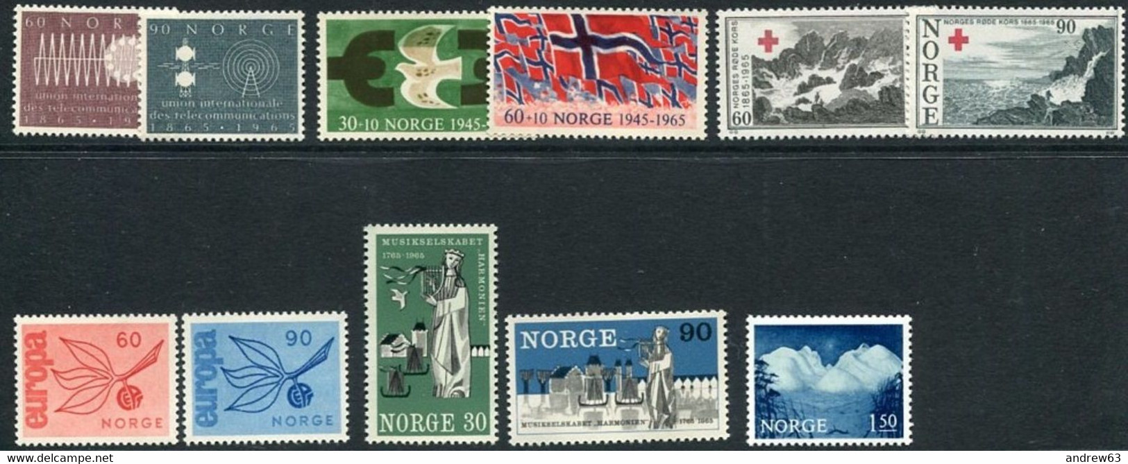 NORVEGIA - Norge - Norwegen - Norway - 1965 - Annata Completa / Complete Year **/MNH VF - New - Full Years