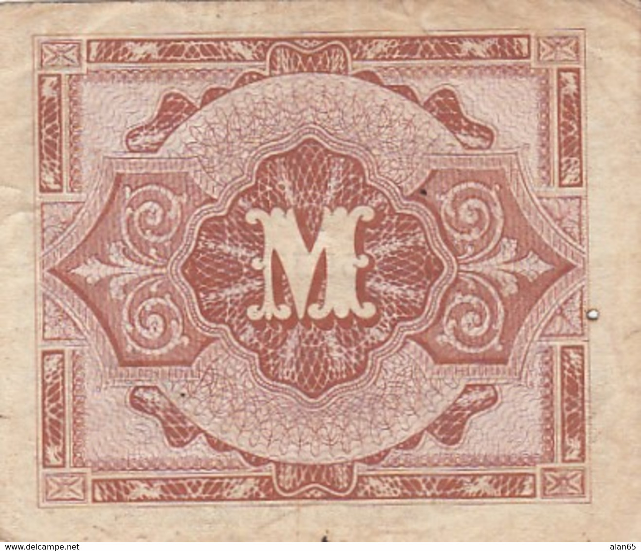 Germany #193a 1944 5 Mark Banknote Currency - 5 Mark