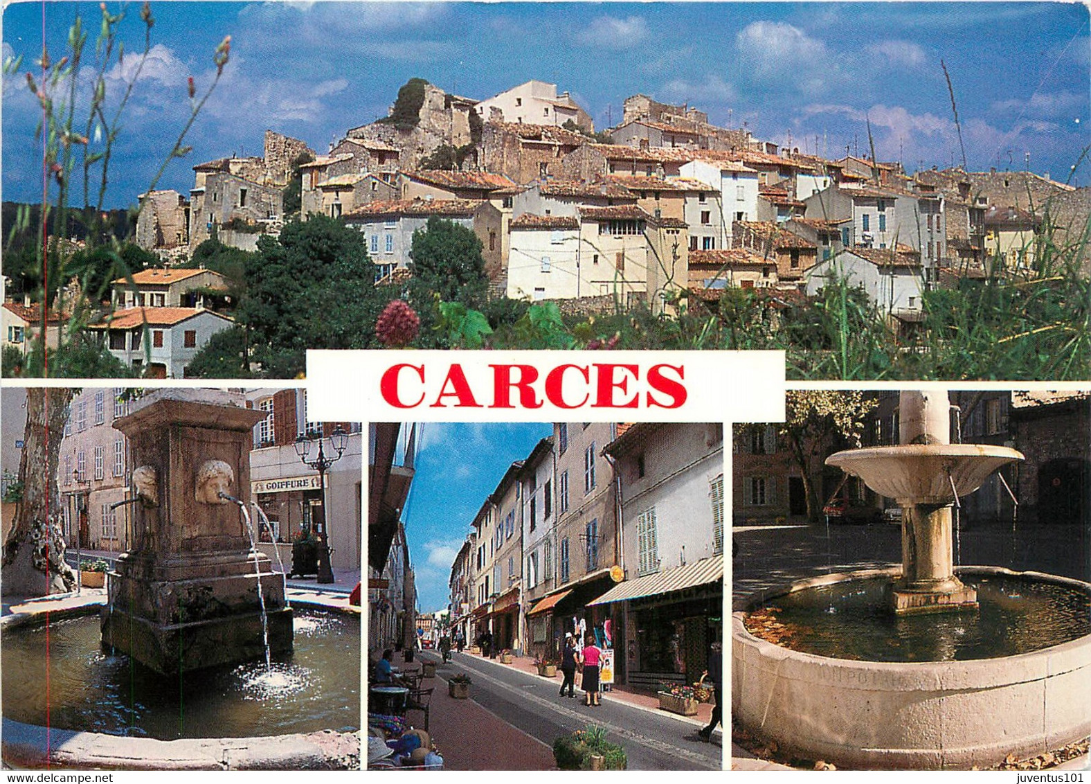 CPSM Carces-Vue Générale-Multivues     L883 - Carces