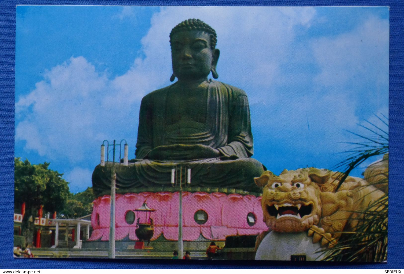 #12 CHINA  BELLE CARTE  1978     TAPEI POUR PRATTLEN  NEDERLAND  + BUDDHA+ AFFRANCH.. PLAISANT - Briefe U. Dokumente