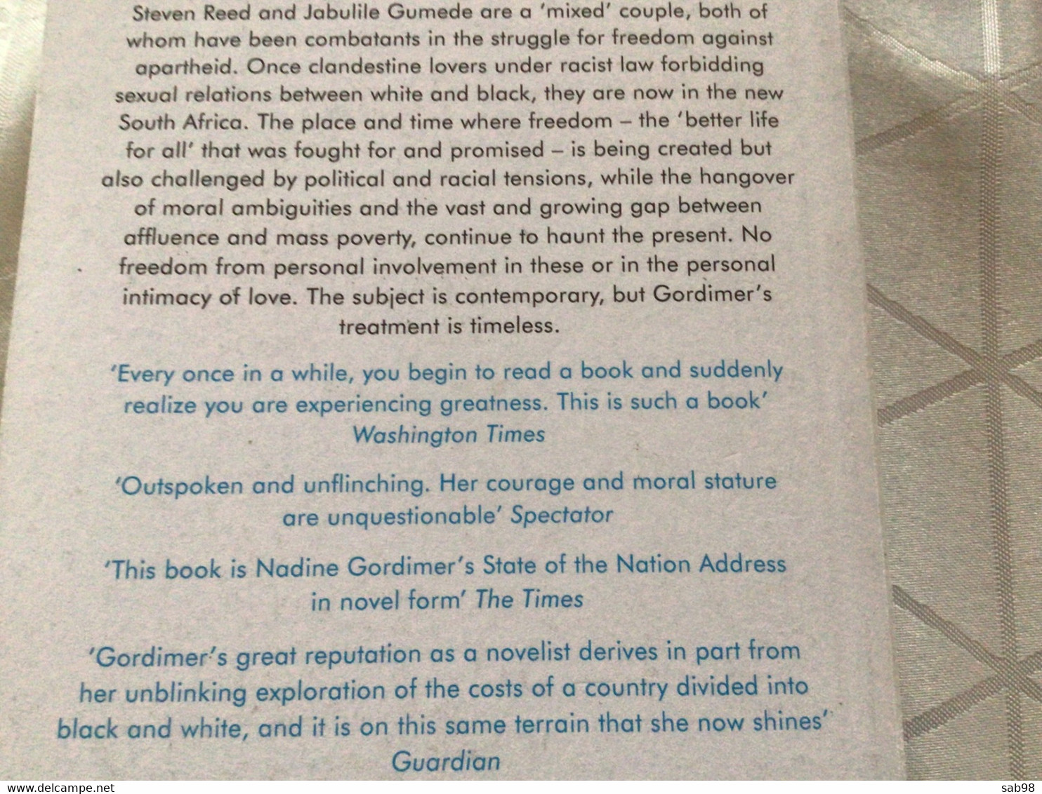 No Time Like The Présent Nadine Gordimer - Otros & Sin Clasificación