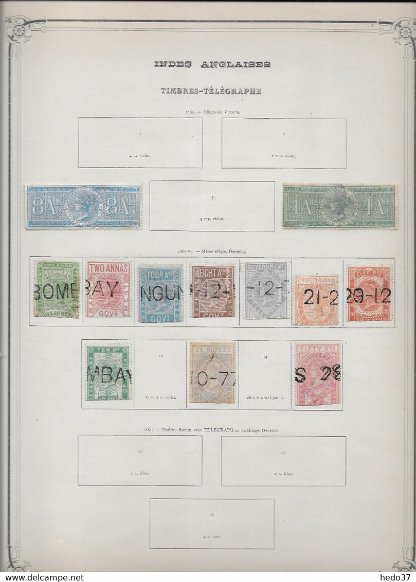 Indes Anglaises - Collection Vendue Page Par Page - Timbres Oblitérés - B/TB - Otros & Sin Clasificación