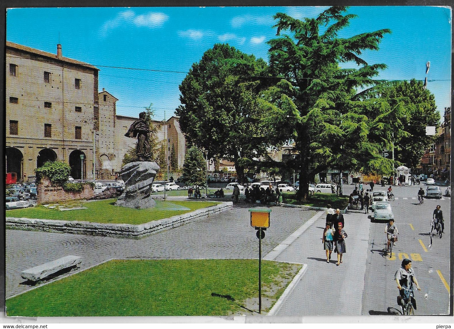 PARMA - PIAZZA MARCONI - MONUMENTO AL PARTIGIANO - VIAGGIATA 1980 - Parma