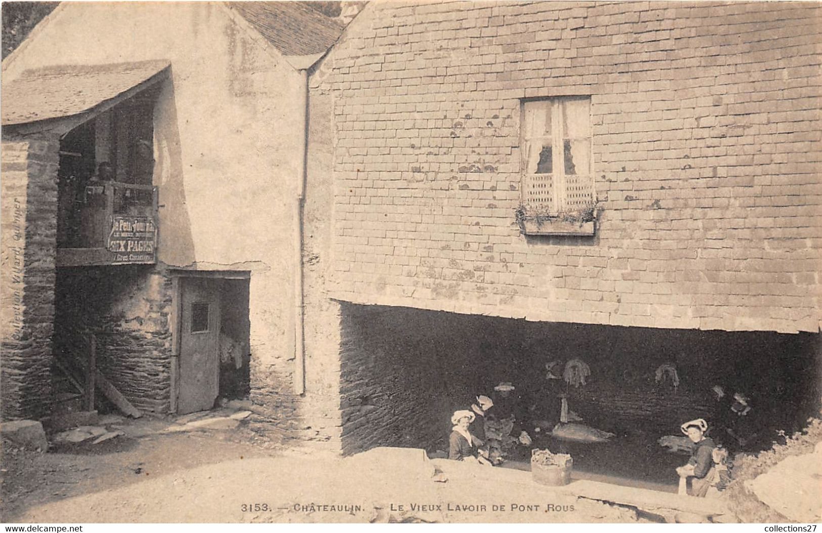 29-CHÂTEAULIN- LE VIEUX LAVOIR DE PONT ROUS - Châteaulin