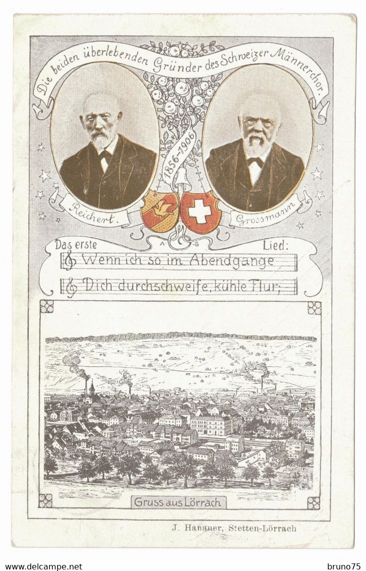 Gruss Aus LÖRRACH - Reichert - Grossmann - 1856-1906 - Loerrach