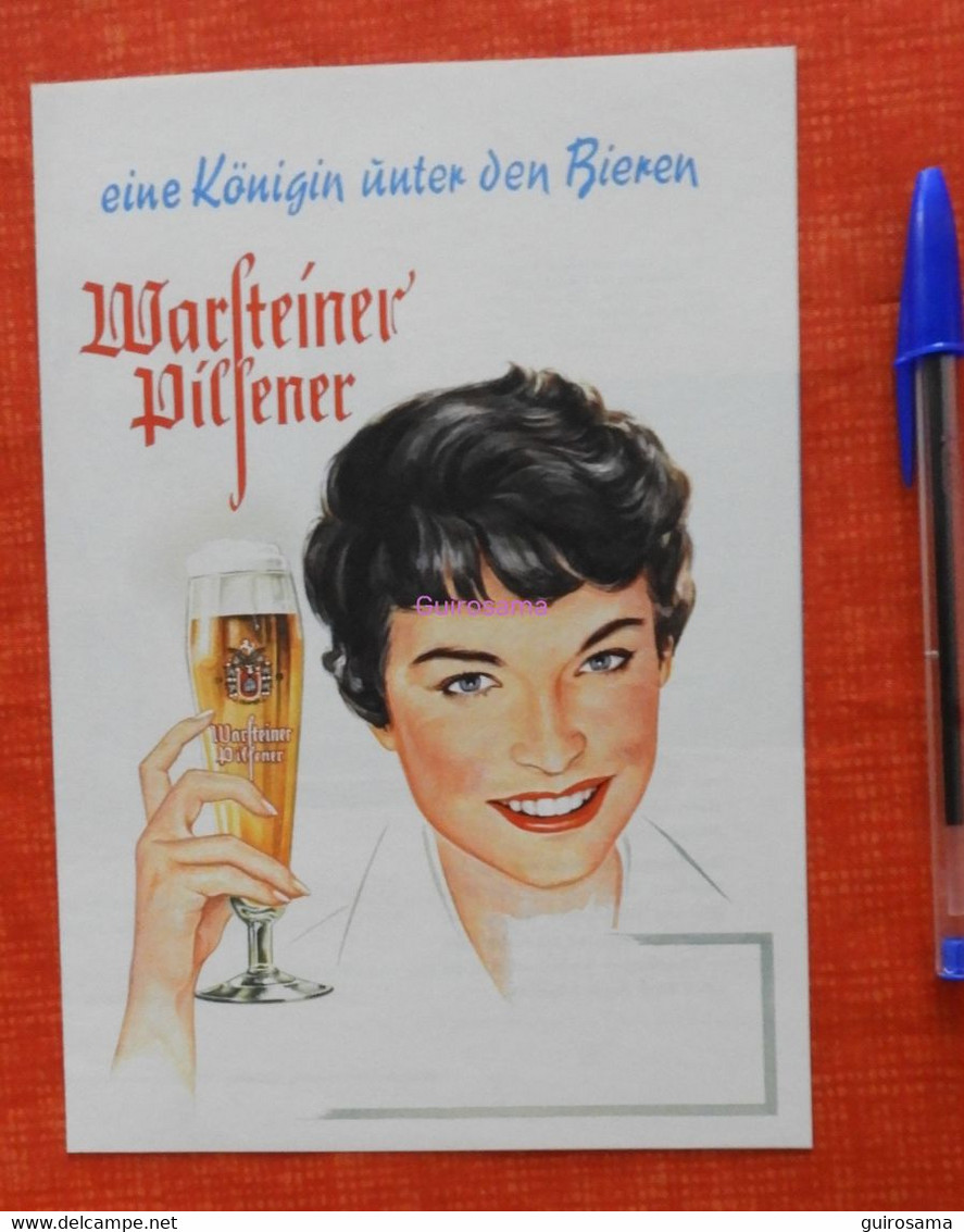 Werbung Warsteiner Pilsener – Bière – Limonade Et Cola - Bier, Limonade, Cola - 1959 - Beer - Publicité - Advertising - Alimentare