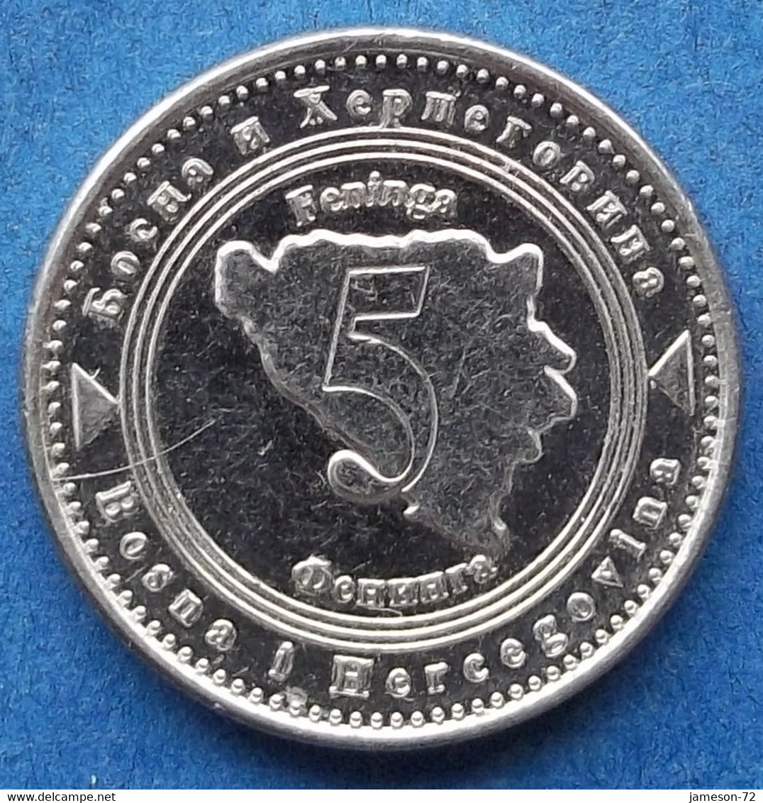BOSNIA-HERZEGOVINA - 5 Feninga 2017 KM# 121 Federal Republic - Edelweiss Coins - Bosnien-Herzegowina
