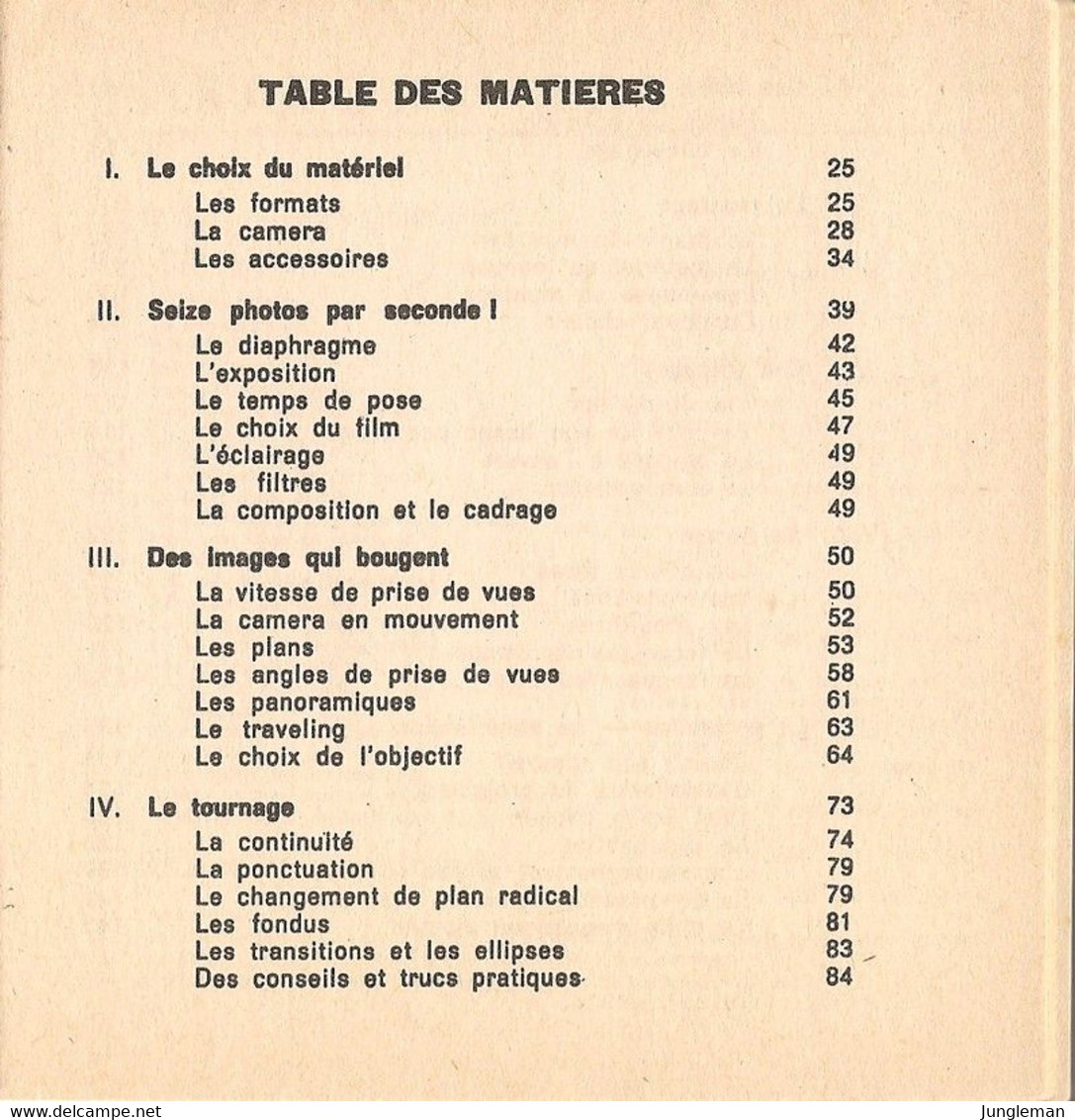 Je Filme - Tous Les Secrets Du 8, Du Super 8, Du 16 Mm - Marabout - Flash - Editions Gérard & C° - Année 1960 - BE - Audio-video