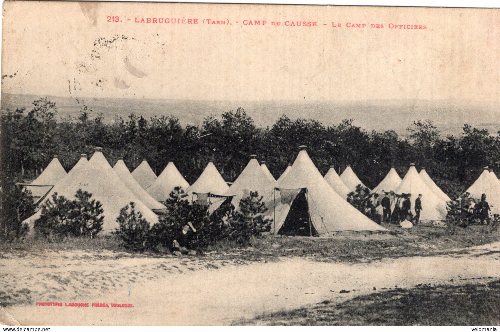 S5672 Cpa 81 Labruguière - Camp Du Causse - Le Camp Des Officiers - Labruguière