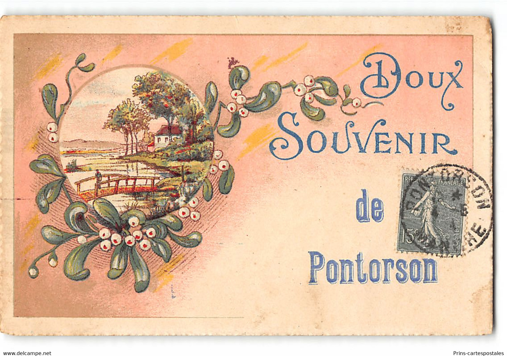 CPA 50 Doux Souvenir De Pontorson - Pontorson