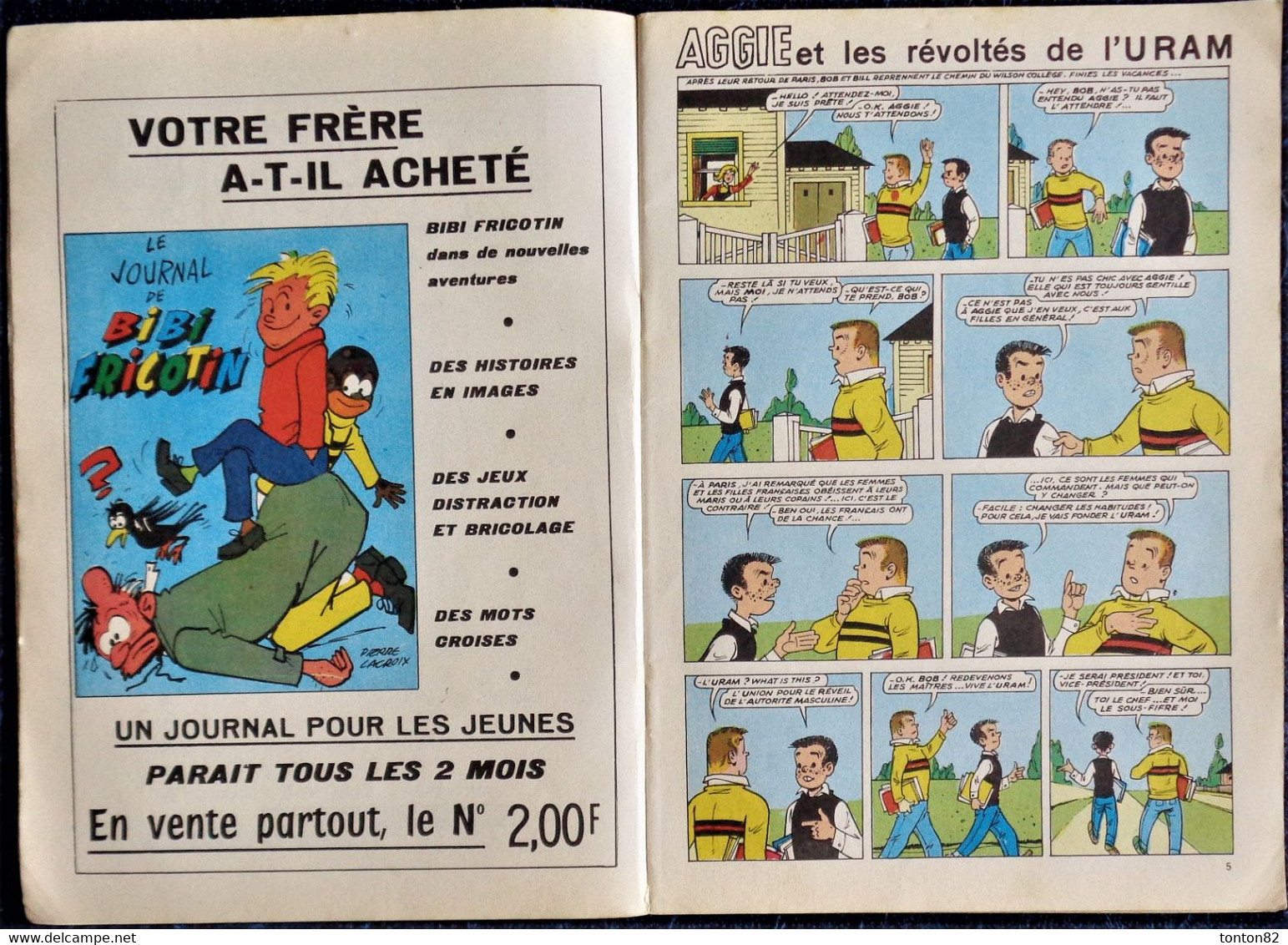 AGGIE N° 24 -  AGGIE Et Les Révoltés De L' URAM - Les Beaux Albums " Jeunesse Joyeuse " - SEP - ( 1971 ) . - Aggie