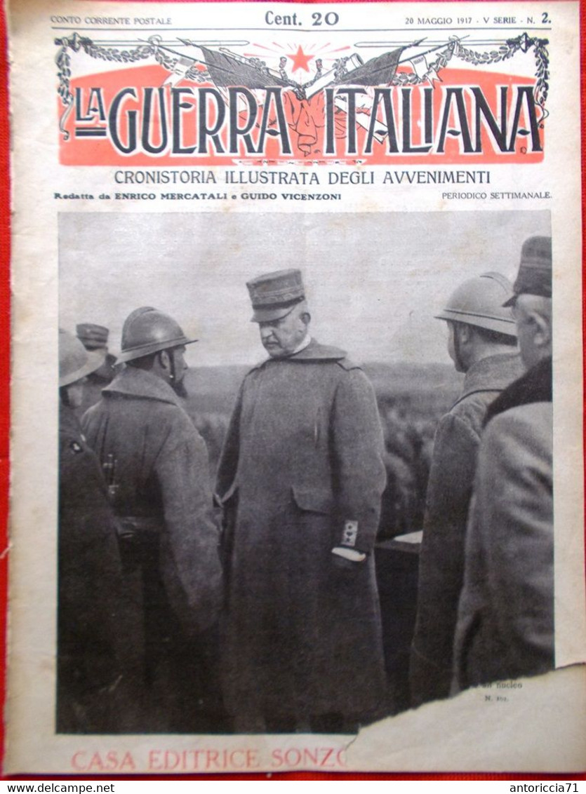 La Guerra Italiana 20 Maggio 1917 WW1 Coni Zugna Parlamentino Interalleato Spie - Oorlog 1914-18