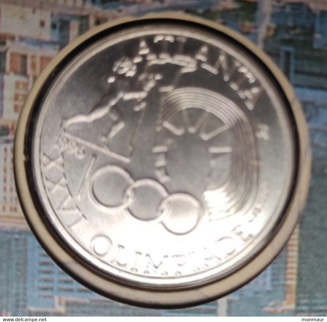 ITALIA 1996  XXVI OLIMPIADE DI ATLANTA LIRE 1000 - Conmemorativas