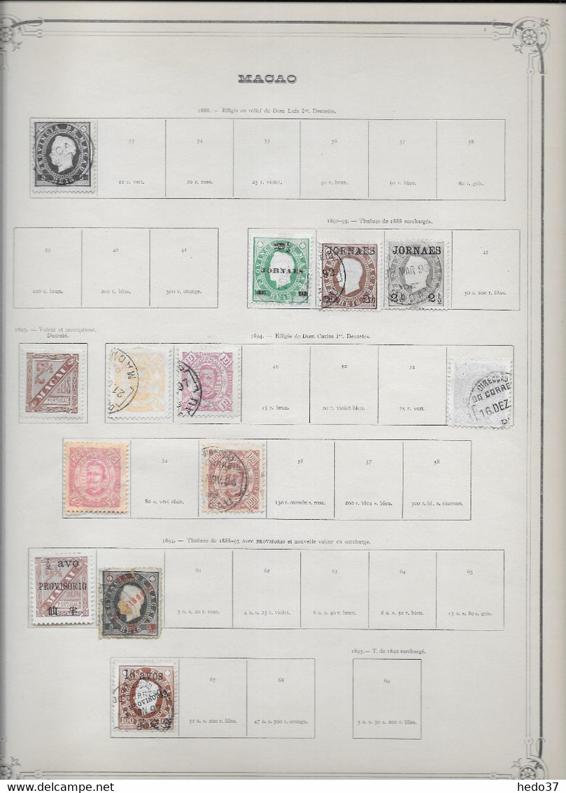 Macao - Collection Vendue Page Par Page - Timbres Oblitérés / Neufs * - B/TB - Autres & Non Classés