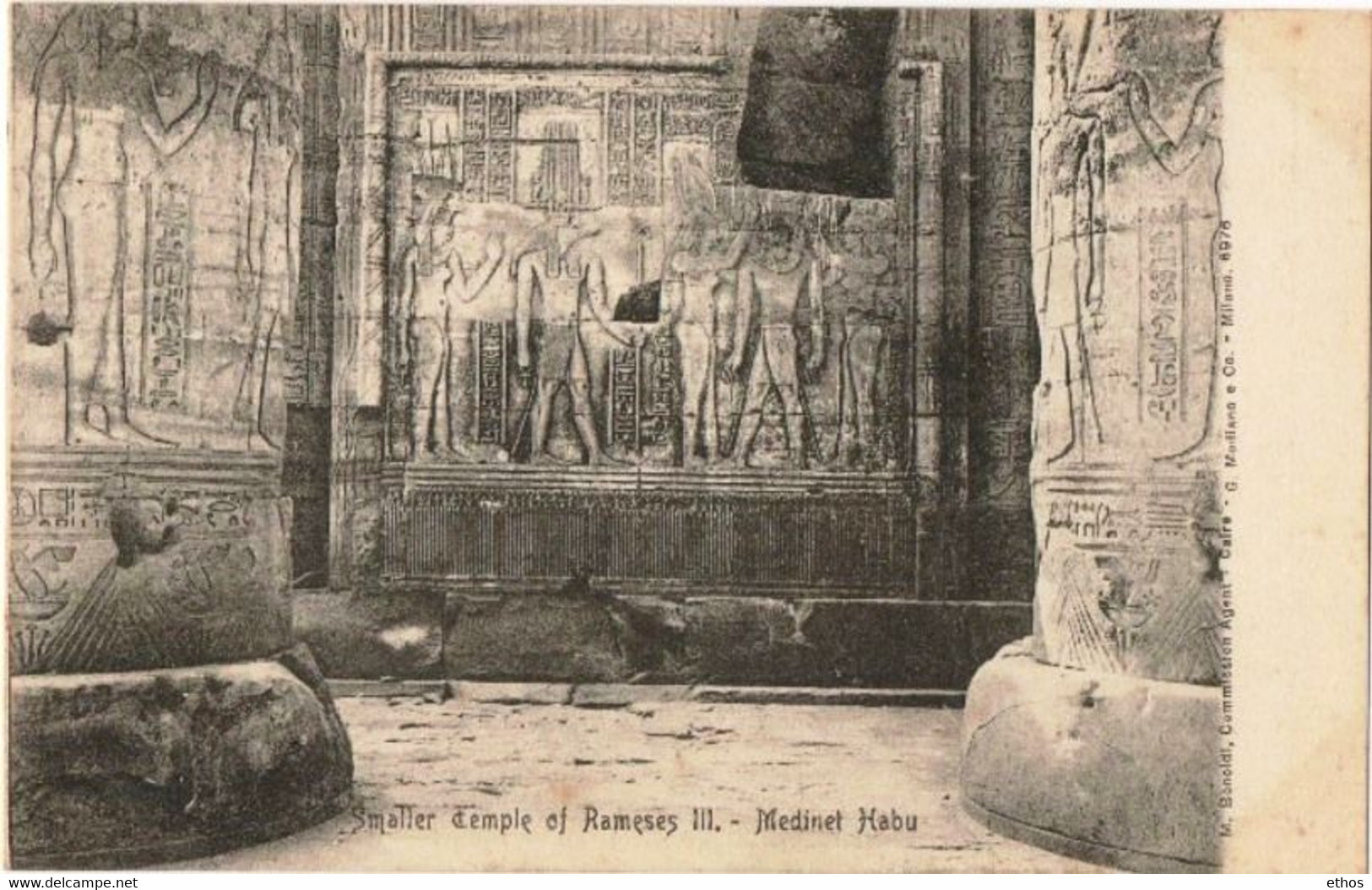 Smatter Temple Of Rameses III. Medinet Habu...Lire Et Voir Scan.. - Museos