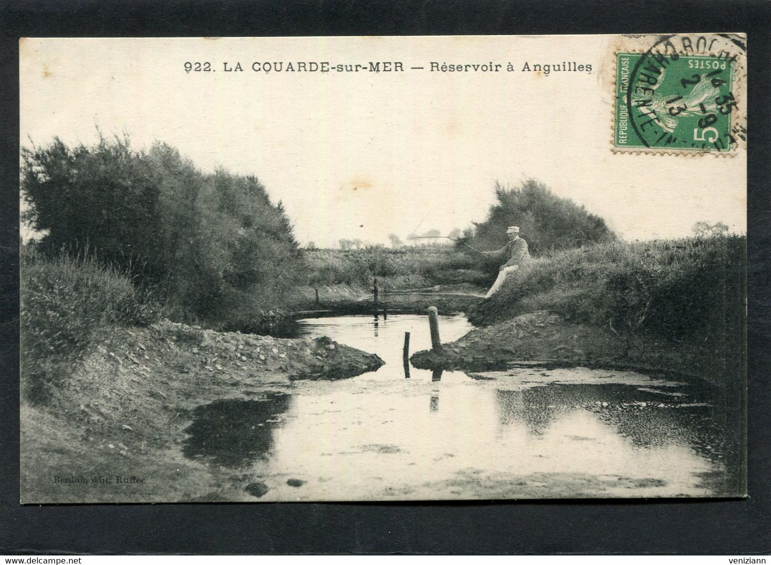 CPA - LA COUARDE SUR MER - Réservoir à Anguilles, Animé - Ile De Ré