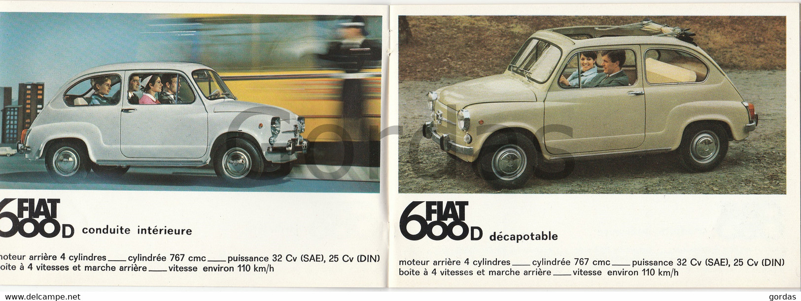 Italy - Fiat - Old Time Car Advertise Brochure - 22 Photos - 150x100mm - Trasporti