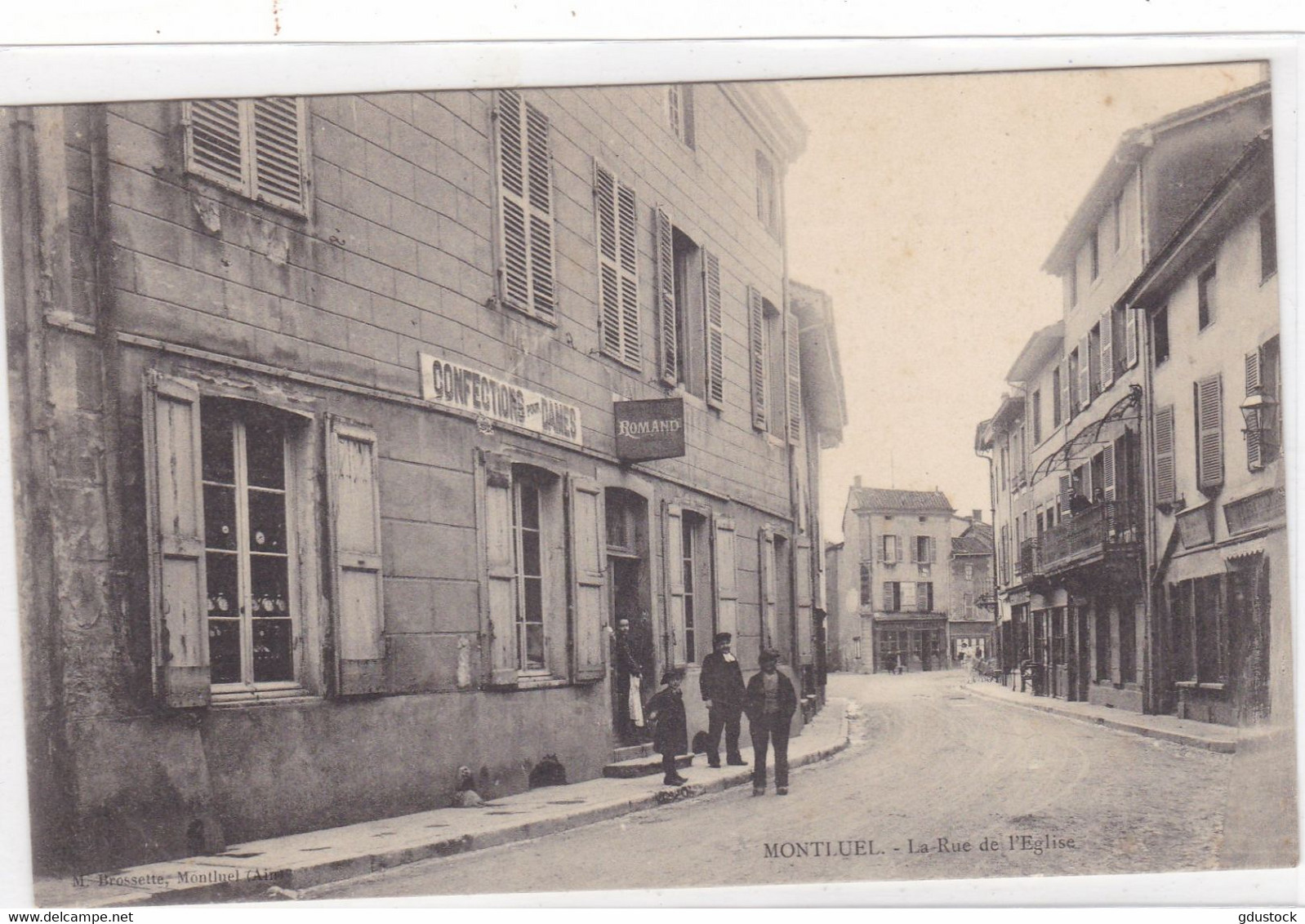 Ain - Montluel - La Rue De L'Eglise - Montluel